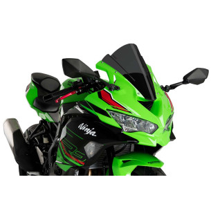 Pare-brise Puig Z Racing pour Kawasaki ZX 4R Ninja 24/25, fume fonce