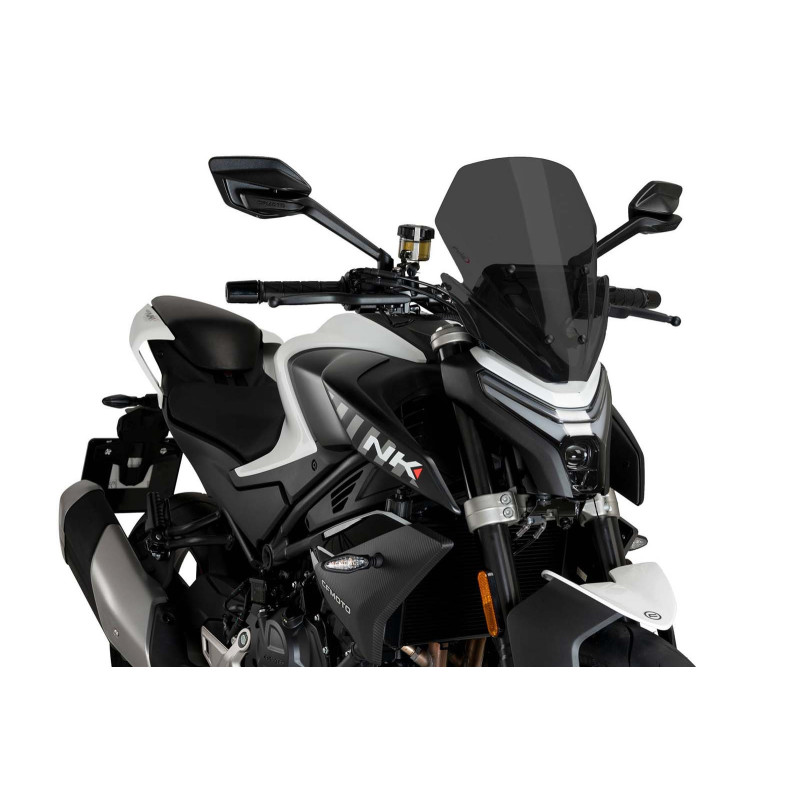 pare brise puig nu ng sport pour cfmoto 450 nk 23 25 fumee foncee