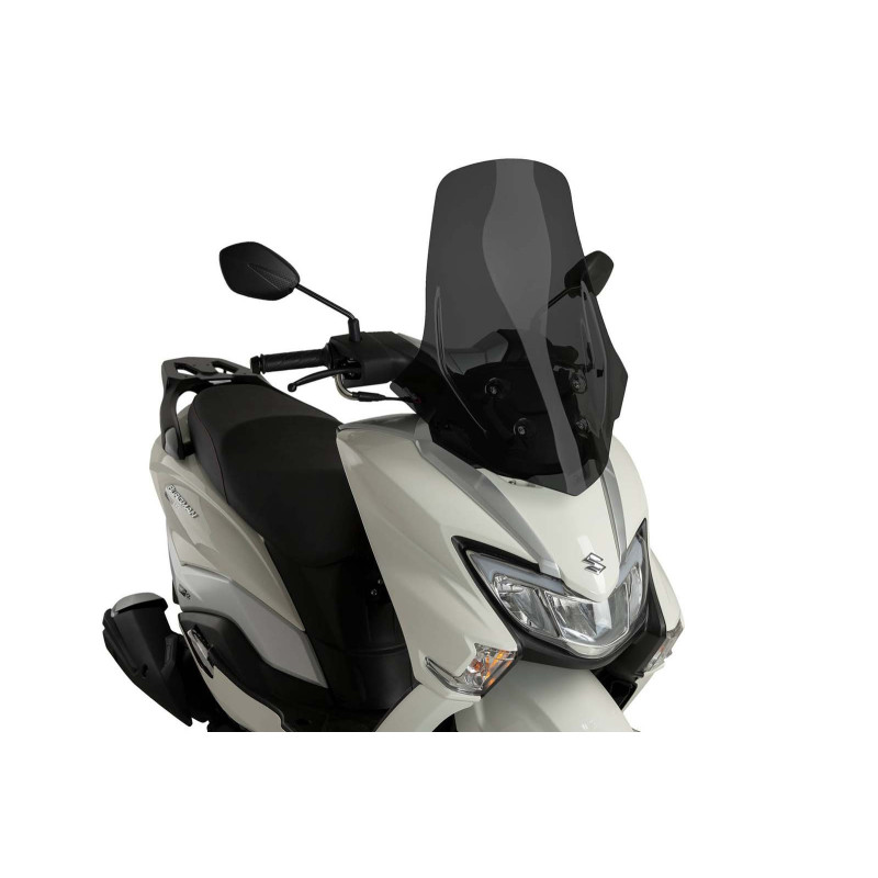 puig windshield v tech line touring for suzuki burgman street 125ex 23 25 dark smoke