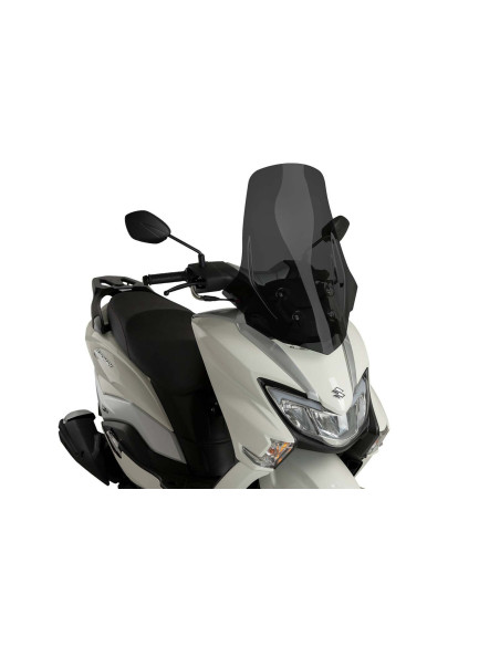 puig windshield v tech line touring for suzuki burgman street 125ex 23 25 dark smoke
