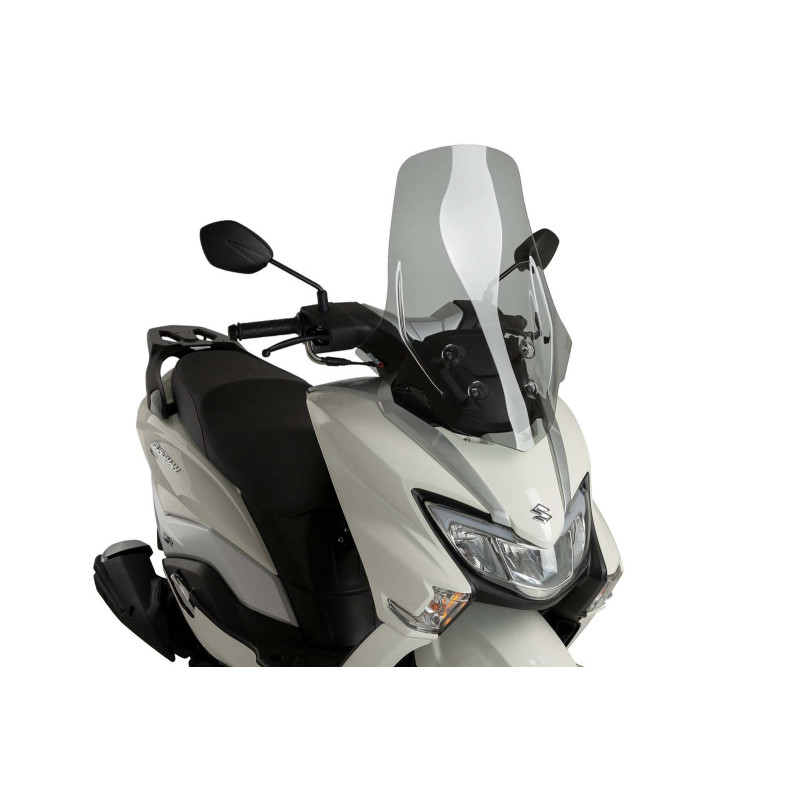 puig v tech line touring screen for suzuki burgman street 125ex 23 25 light smoke