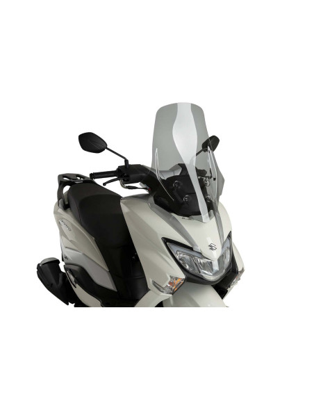 puig v tech line touring screen for suzuki burgman street 125ex 23 25 light smoke