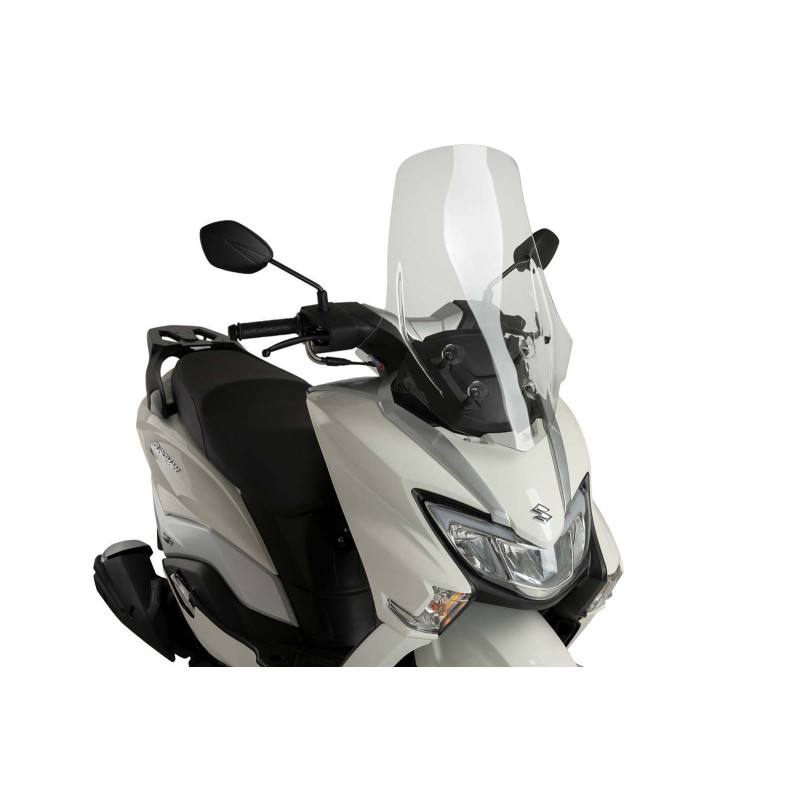 puig v tech line touring screen for suzuki burgman street 125ex 23 25 transparent