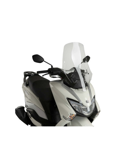puig v tech line touring screen for suzuki burgman street 125ex 23 25 transparent
