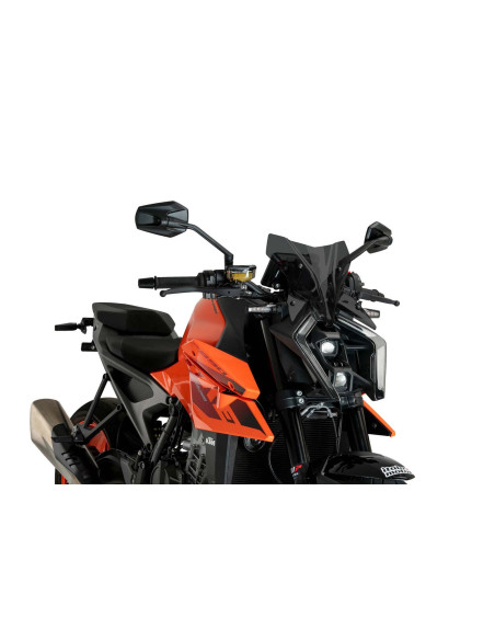 puig naked ng sport windshield for ktm 990 duke 24 25 dark smoke