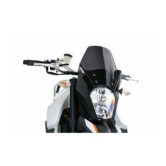 ECRAN PUIG NAKED NG SPORT POUR KTM 990 SUPERMOTO 11-13 FUME FONCE