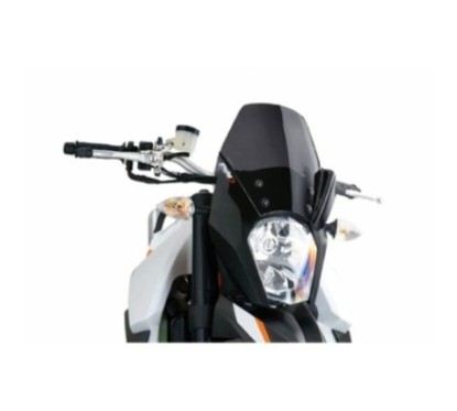 ECRAN PUIG NAKED NG SPORT POUR KTM 990 SUPERMOTO 11-13 FUME FONCE