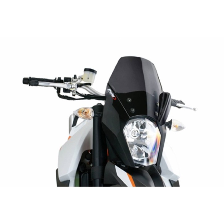 PUIG WINDSCREEN NAKED NG SPORT FOR KTM 990 SUPERMOTO 11-13 DARK SMOKE