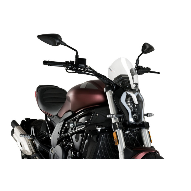 puig naked ng sport windshield for benelli 502c 19 25 transparent