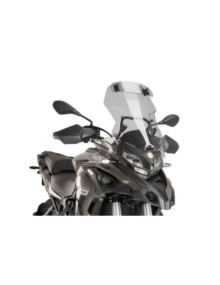 puig windshield touring visor for qj srt 700 on road 23 25 light smoke