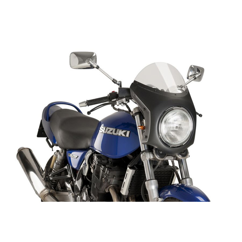 Semicarenado Puig para Triumph Speed Twin 19-21 ahumado claro en carbono