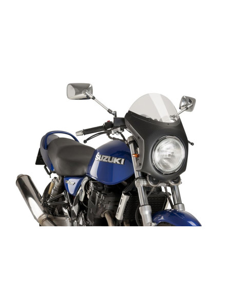 Semicarenado Puig para Triumph Speed Twin 19-21 ahumado claro en carbono