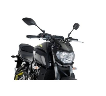 PUIG CUPOLINO NAKED N.G. SPORT PLUS PER YAMAHA MT-07 ANNO 18-20 COLORE NERO OPACO