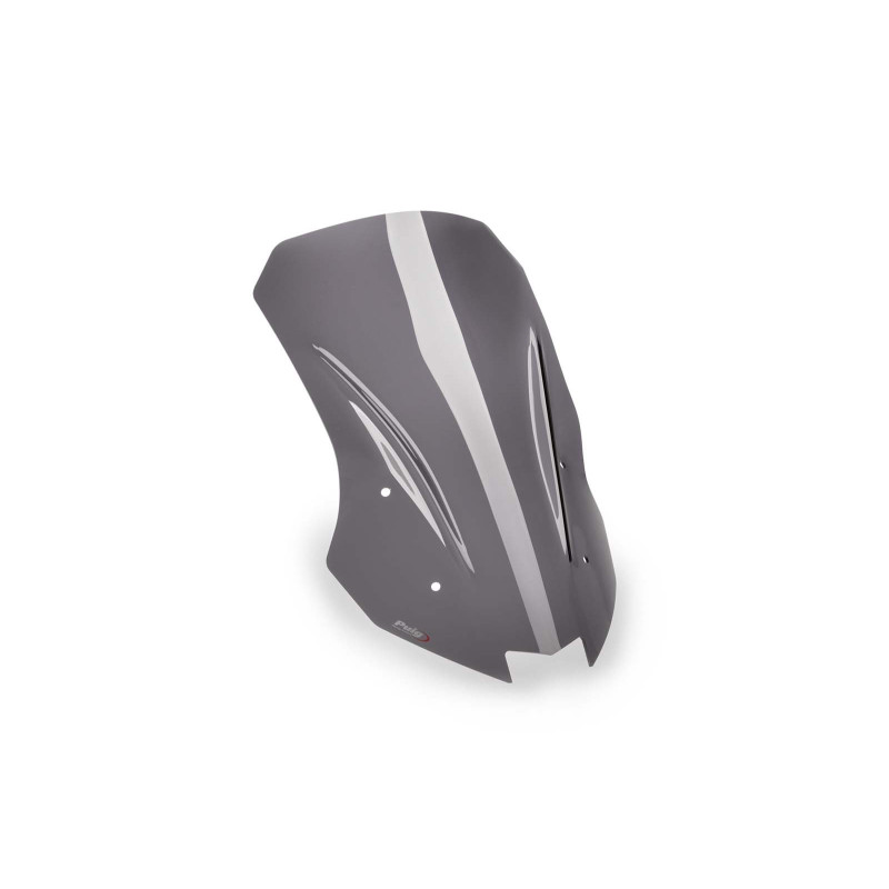 puig touring windshield for kawasaki klr650 22 24 dark smoke