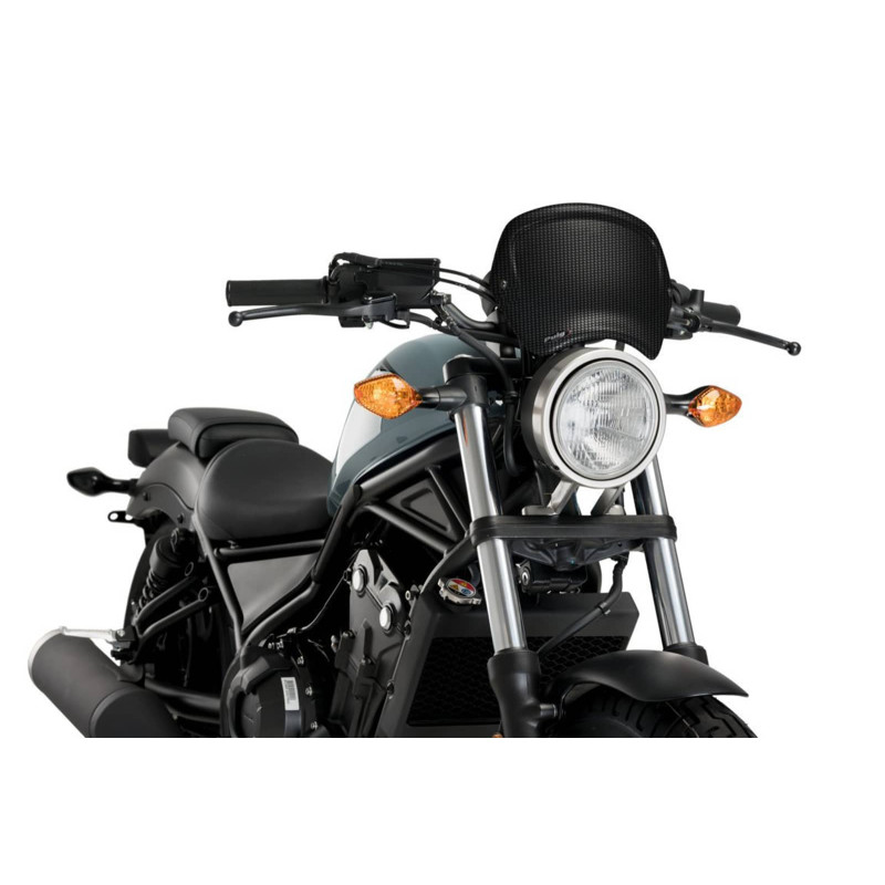 Carenage avant Puig Honda CMX 500 SE Rebel 2020-2025, aspect carbone