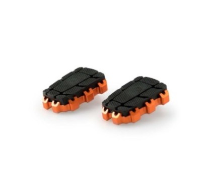 PUIG FOOTPEG ENDURO 2.0 MODEL COLOR ORANGE - Dimensions: 86x63 mm. Weight: 440 g. - COD. 20851T - THE FOOTRESTS NOT