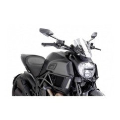 PUIG CUPOLINO NAKED NEW GENERATION SPORT REGOLABILE DUCATI DIAVEL 14'-18' TRASPARENTE