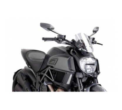 PUIG CUPOLINO NAKED NEW GENERATION SPORT REGOLABILE DUCATI DIAVEL 14'-18' TRASPARENTE