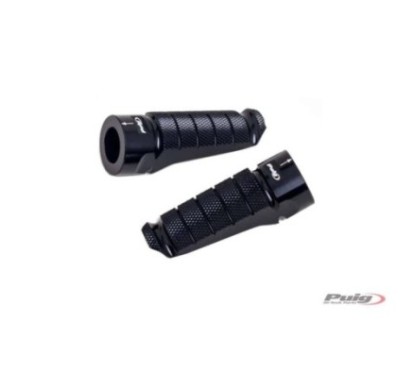 PUIG POGGIAPIEDI MODELLO RACING COLORE NERO. - Dimensioni: 72x27 mm. Peso: 90 gr