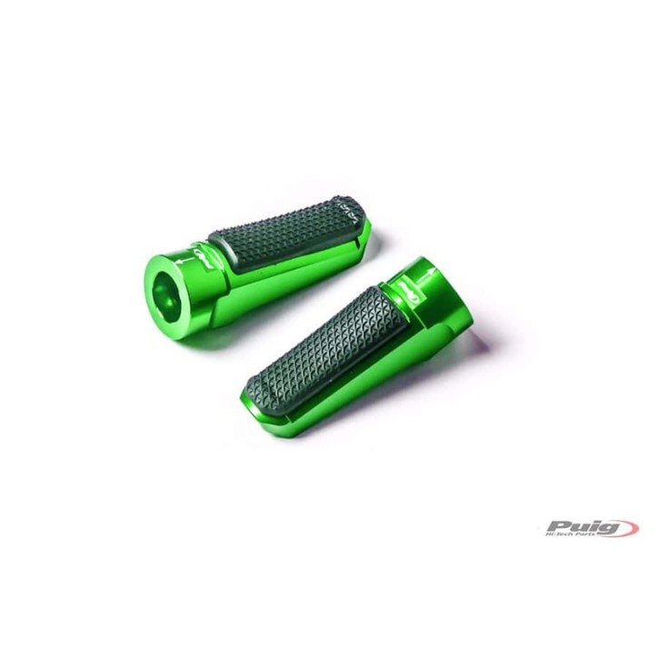 PUIG ESTRIBERAS MODELO SPORT COLOR VERDE - Dimensiones: 72x27 mm. Peso: 90 gramos