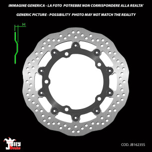 Disque de frein avant fixe Jolly Brake pour Kawasaki Ninja KRT Edition ABS 650 17/18, offre