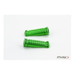 PUIG POGGIAPIEDI MODELLO R-FIGHTER COLORE VERDE. - Dimensioni: 74.5x26 mm. Peso: 90 gr.