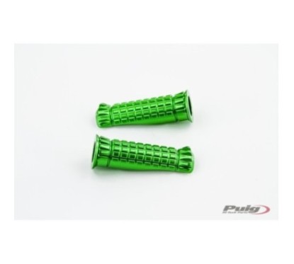 PUIG POGGIAPIEDI MODELLO R-FIGHTER COLORE VERDE. - Dimensioni: 74.5x26 mm. Peso: 90 gr.