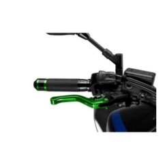 PUIG GREEN SHORT FIXED BRAKE LEVER 3.0 AND BLACK SELECTOR