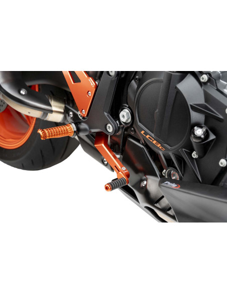 Pedal de embrague regulable Puig para KTM Duke 990 24 25 naranja