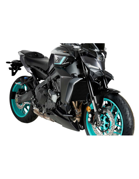 Becquet avant Puig Downforce Naked pour Yamaha MT-09 et AMT 24/25, noir mat