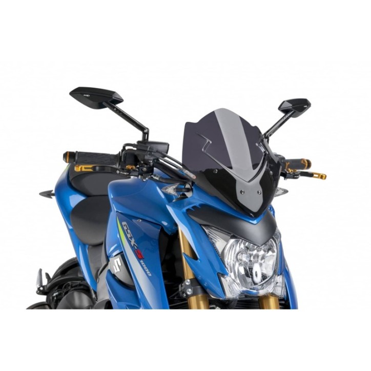 PUIG PARE - BRISE NAKED N.G. SPORT POUR SUZUKI GSX-S1000 15-20 FUMEE FONCE