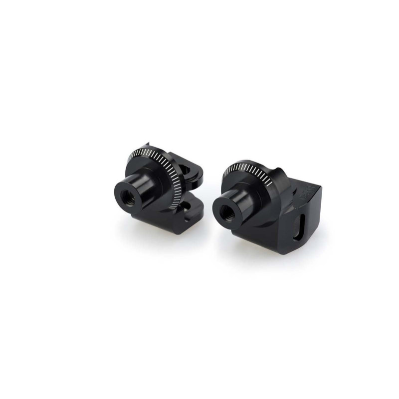 Adaptateurs Puig pour repose-pieds fixes Honda Rebel CMX500 SE 20/25 noir
