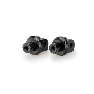 Adaptateurs Puig pour repose-pieds fixes pour Yamaha MT-07 2025, noir