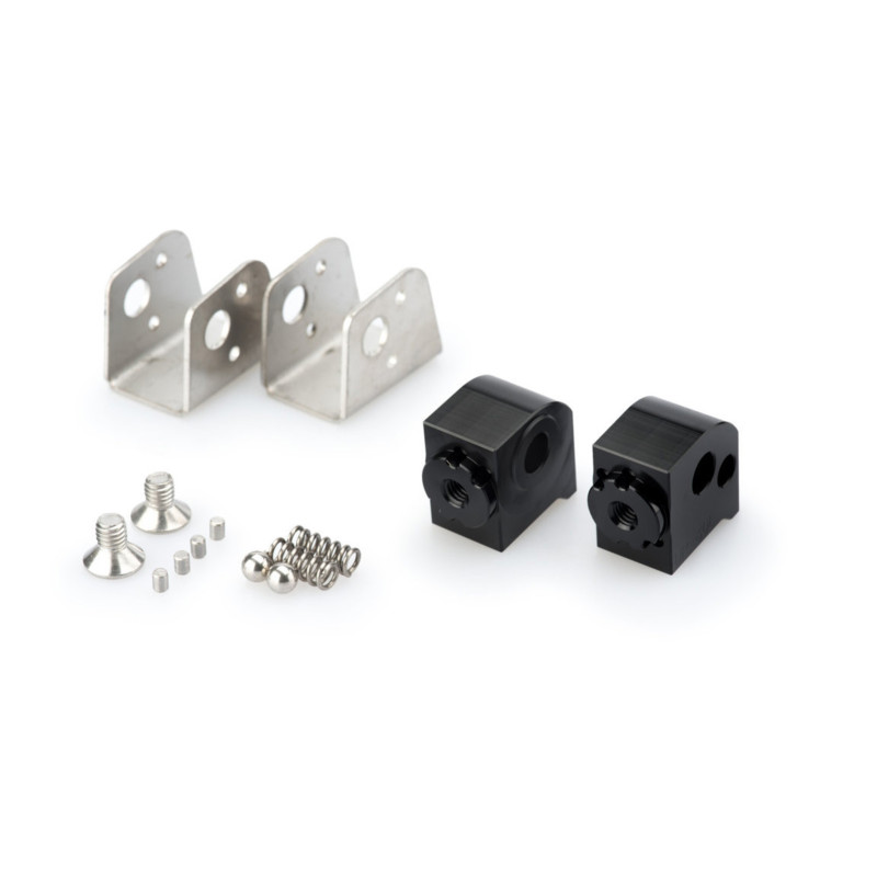 puig adapters adjustable passenger pegs bmw f800 gs 24 25 black