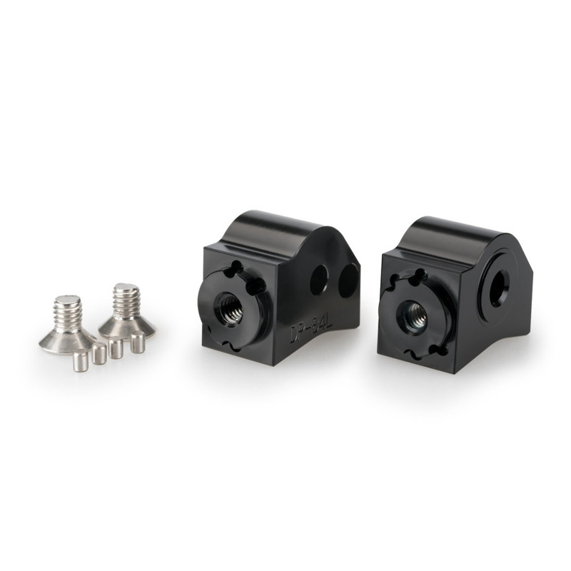 puig adjustable passenger pegs adapters honda nt1100 dct 2025 black