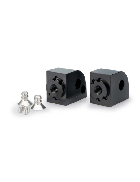 puig adapters adjustable passenger pegs bmw r1300 gs adventure 24 25 black