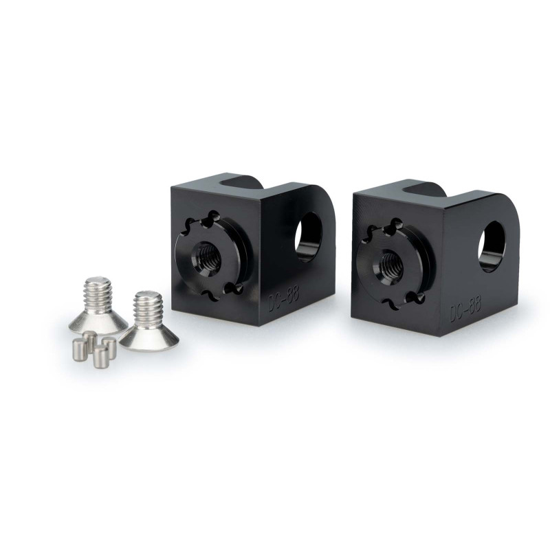 puig adjustable pegs adapters driver cfmoto 300 nk 23 24 black