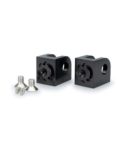 puig adjustable pegs adapters driver cfmoto 300 nk 23 24 black