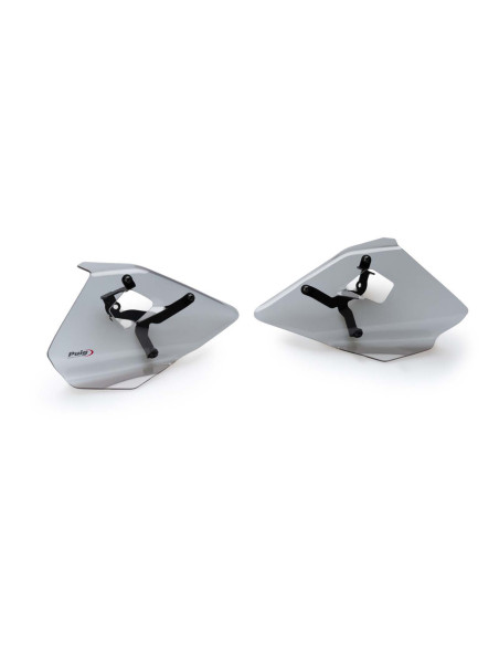 Deflecteur lateral superieur Puig pour BMW F800 GS 2024/2025, fume clair