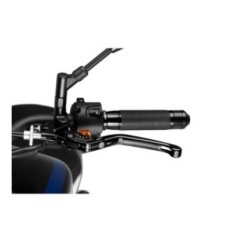 PUIG BLACK FOLDING CLUTCH LEVER 3.0 AND ORANGE SELECTOR