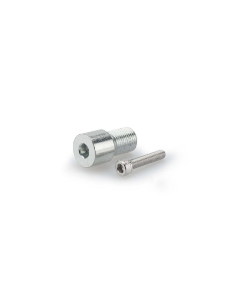 Adaptateur Puig pour retroviseur Yamaha MT 125 2020/25 argent