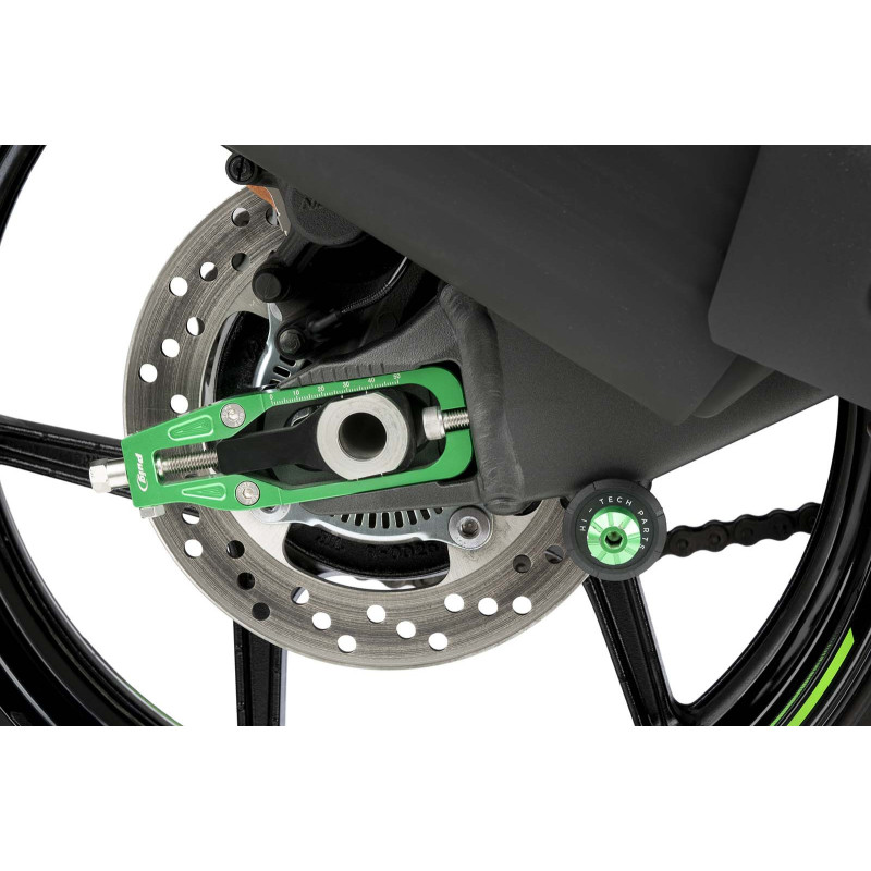 PUIG CHAIN TENSIONER KAWASAKI ZX-6R NINJA 24-25 GREEN | eBay