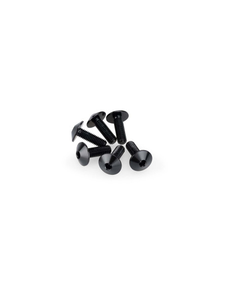 Kit de tornillos anodizados Puig M5 para parabrisas color negro
