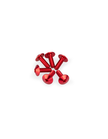 puig kit viti anodizzate m5 per cupolini colore rosso