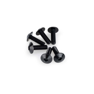 Kit de tornillos anodizados Puig M6 para parabrisas color negro