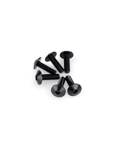 puig kit anodized screws m6 for windshields black color