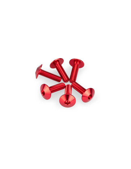 puig kit viti anodizzate m6 per cupolini colore rosso