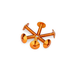 puig kit anodized screws m5 for windshields color orange
