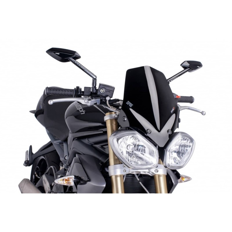 PUIG CUPOLINO NAKED NEW GENERATION SPORT PER TRIUMPH SPEED TRIPLE 11'-15' NERO