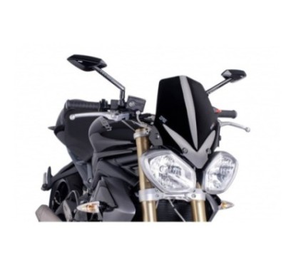 PUIG CUPOLINO NAKED NEW GENERATION SPORT PER TRIUMPH SPEED TRIPLE 11'-15' NERO